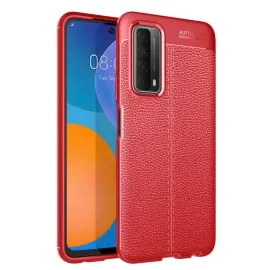 Newface Huawei P Smart 2021 Kılıf Auto Focus Kapak - Kırmızı