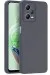 Newface Xiaomi Redmi Note 12 Pro 5G Kılıf Nano içi Kadife Silikon - Gri