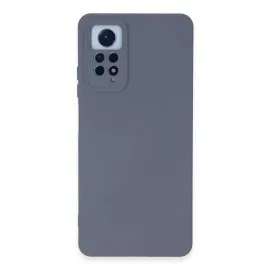 Newface Xiaomi Redmi Note 12 Pro 4G Kılıf Nano içi Kadife Silikon - Gri