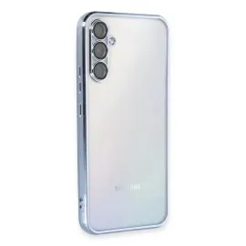 Newface Samsung Galaxy A54 5G Kılıf Razer Lensli Silikon - Açık Mavi