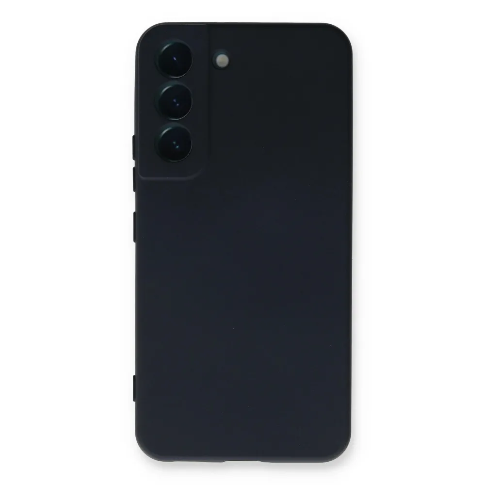 Newface Samsung Galaxy S22 Plus Kılıf Nano Içi Kadife Silikon - Lacivert