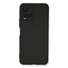 Newface Vivo Y21S Kılıf Nano Içi Kadife Silikon - Siyah
