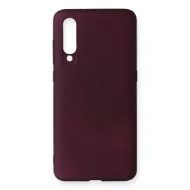 Newface Xiaomi Mi 9 Kılıf First Silikon - Mürdüm