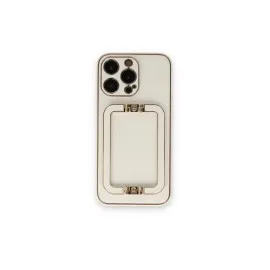 Newface Iphone 14 Pro Max Kılıf Coco Elit Kapak - Beyaz