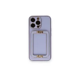 Newface Iphone 14 Pro Max Kılıf Coco Elit Kapak - Lila