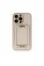 Newface Iphone 14 Pro Max Kılıf Coco Elit Kapak - Gold
