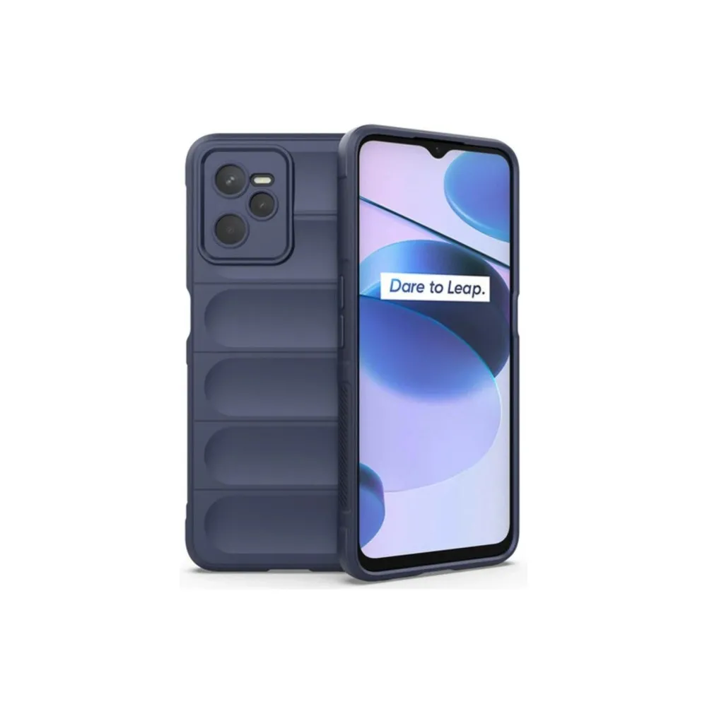 Newface Realme C35 Kılıf Optimum Silikon - Lacivert