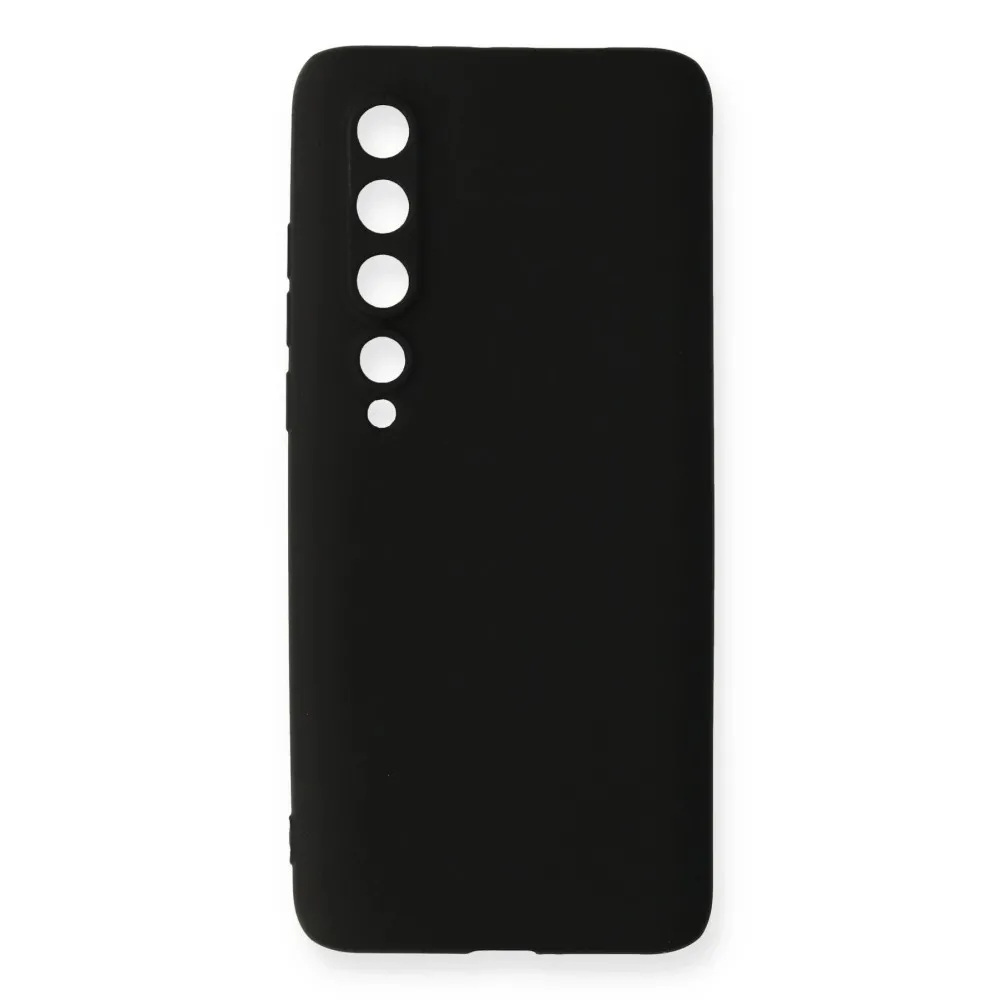 Newface Xiaomi Mi 10 Kılıf First Silikon - Siyah