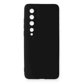 Newface Xiaomi Mi 10 Kılıf First Silikon - Siyah