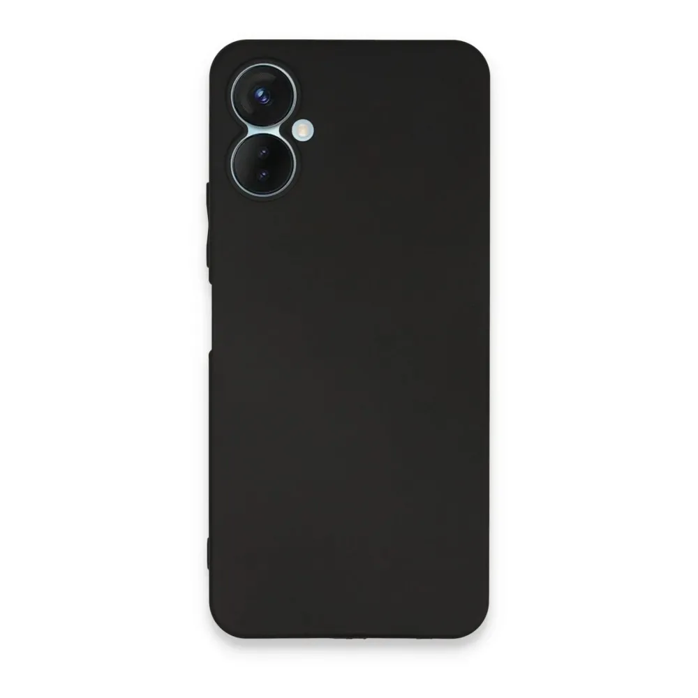 Newface Tecno Spark 9 Pro Kılıf First Silikon - Siyah