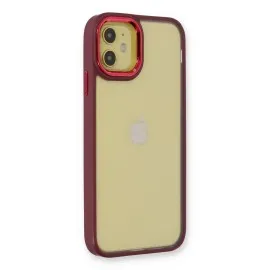 Newface Iphone 12 Kılıf Dora Kapak - Kırmızı