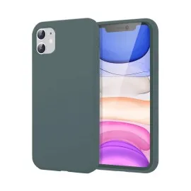 Newface Iphone 11 Kılıf First Silikon - Koyu Yeşil