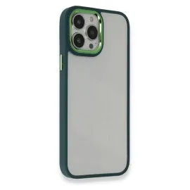 Newface iPhone 13 Pro Kılıf Dora Kapak - Haki Yeşil