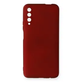 Newface Huawei P Smart Pro / Y9S Kılıf First Silikon - Bordo