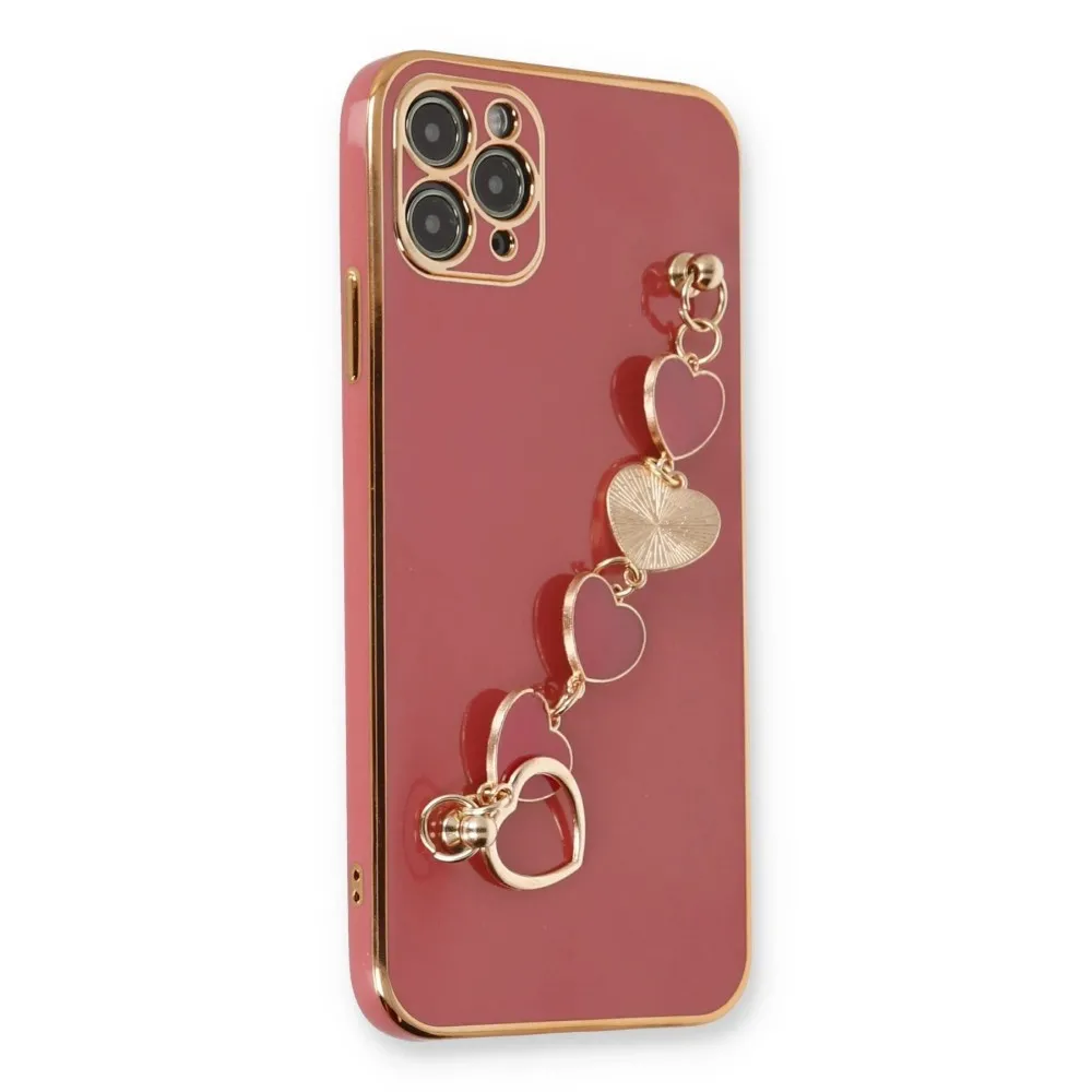 Newface Iphone 11 Pro Kılıf Esila Silikon - Kırmızı