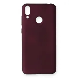 Newface Huawei Honor 8C Kılıf First Silikon - Mürdüm