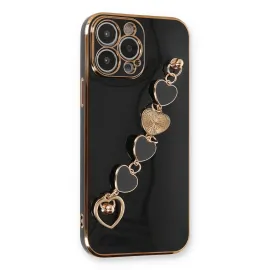 Newface Iphone 13 Pro Kılıf Esila Silikon - Siyah