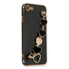 Newface iPhone 7 Kılıf Esila Silikon - Siyah