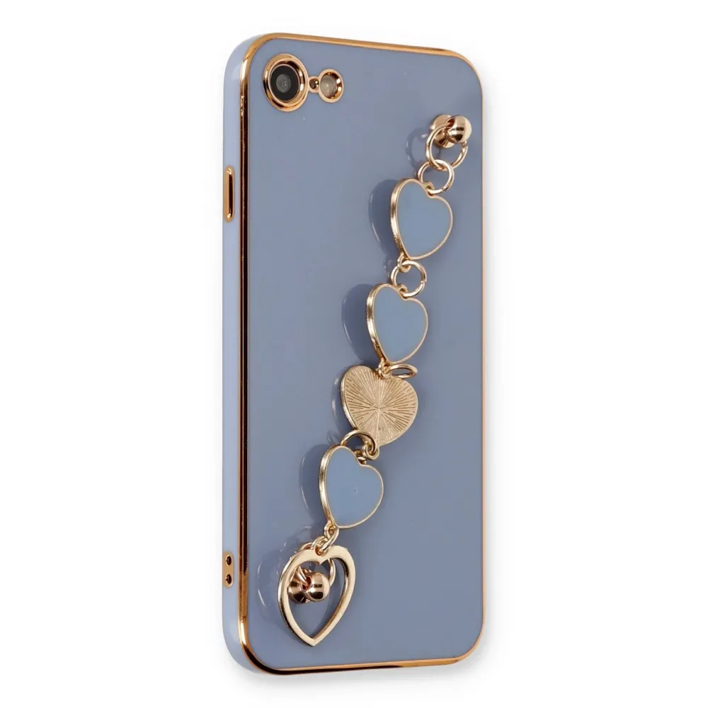 Newface Iphone 7 Kılıf Esila Silikon - Gri