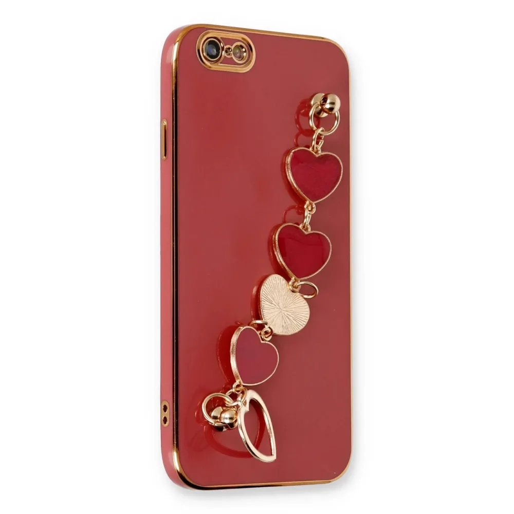 Newface Iphone 6 Kılıf Esila Silikon - Kırmızı