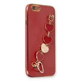 Newface Iphone 6 Kılıf Esila Silikon - Kırmızı