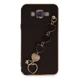 Newface Samsung Galaxy J7 Kılıf Esila Silikon - Siyah