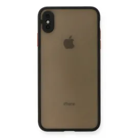 Newface Iphone Xs Max Kılıf Montreal Silikon Kapak - Siyah
