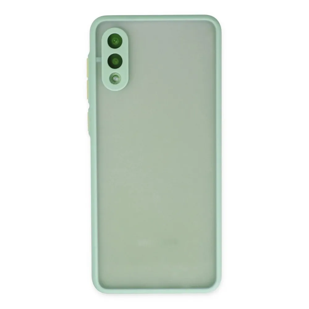 Newface Samsung Galaxy A02 Kılıf Montreal Silikon Kapak - Turkuaz