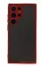 Newface Samsung Galaxy S23 Ultra Kılıf Montreal Silikon Kapak - Kırmızı