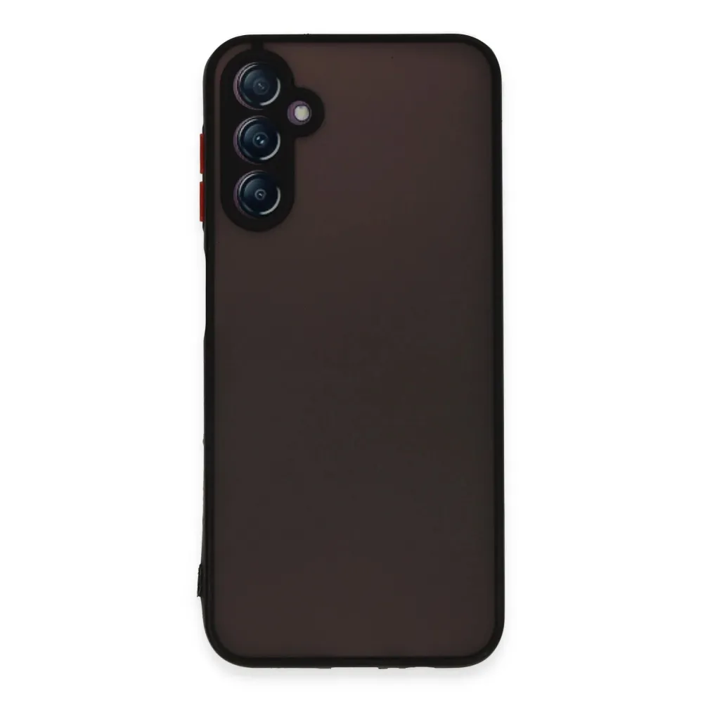 Newface Samsung Galaxy A14 4G Kılıf Montreal Silikon Kapak - Siyah