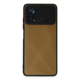 Newface Xiaomi Poco X4 Pro 5G Kılıf Montreal Silikon Kapak - Siyah