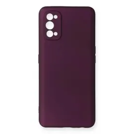 Newface Realme 7 Pro Kılıf First Silikon - Mürdüm
