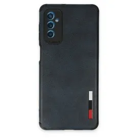 Newface Samsung Galaxy M52 5G Kılıf Loop Deri Silikon - Lacivert