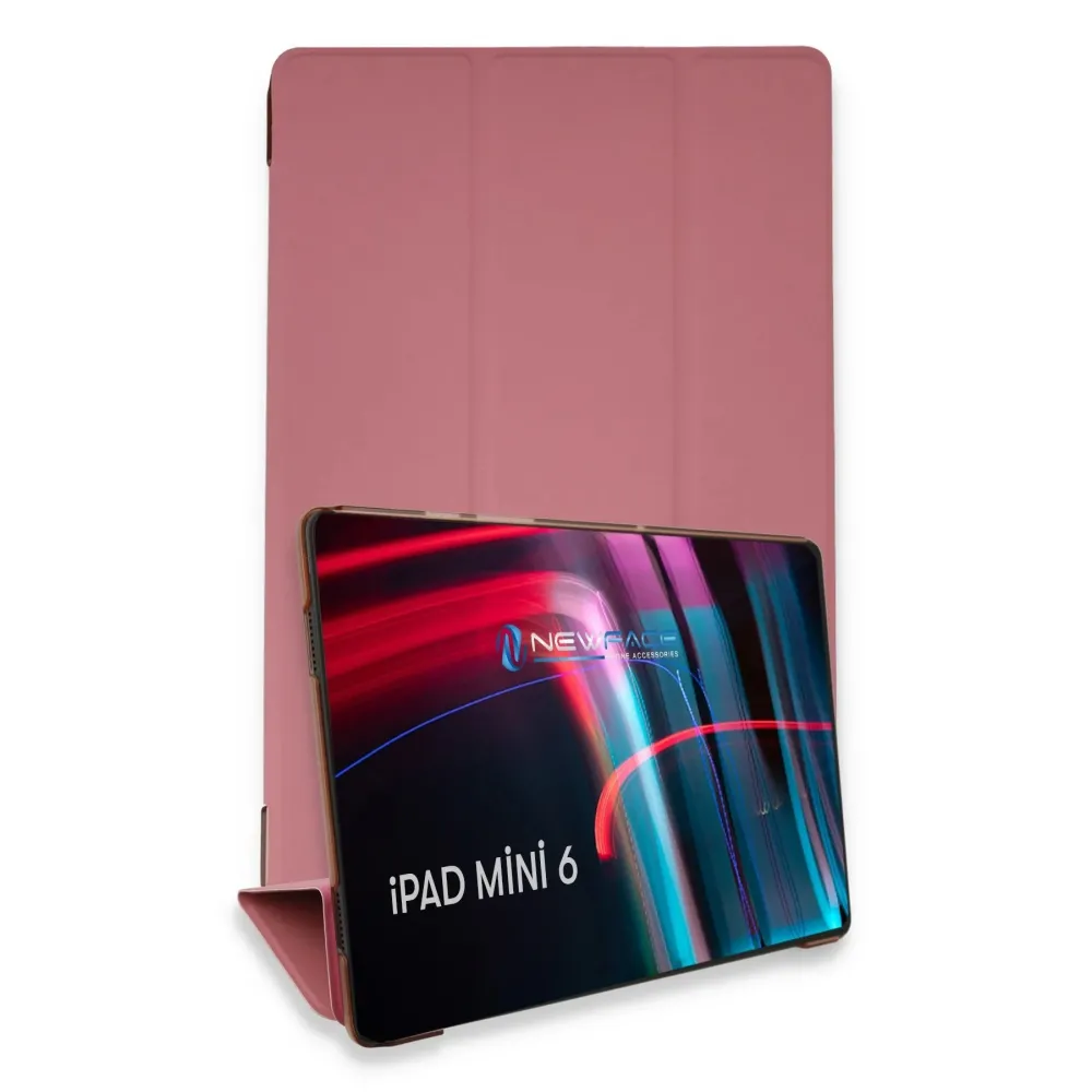 Newface iPad Mini 6 Kılıf Tablet Smart Kılıf - Pembe