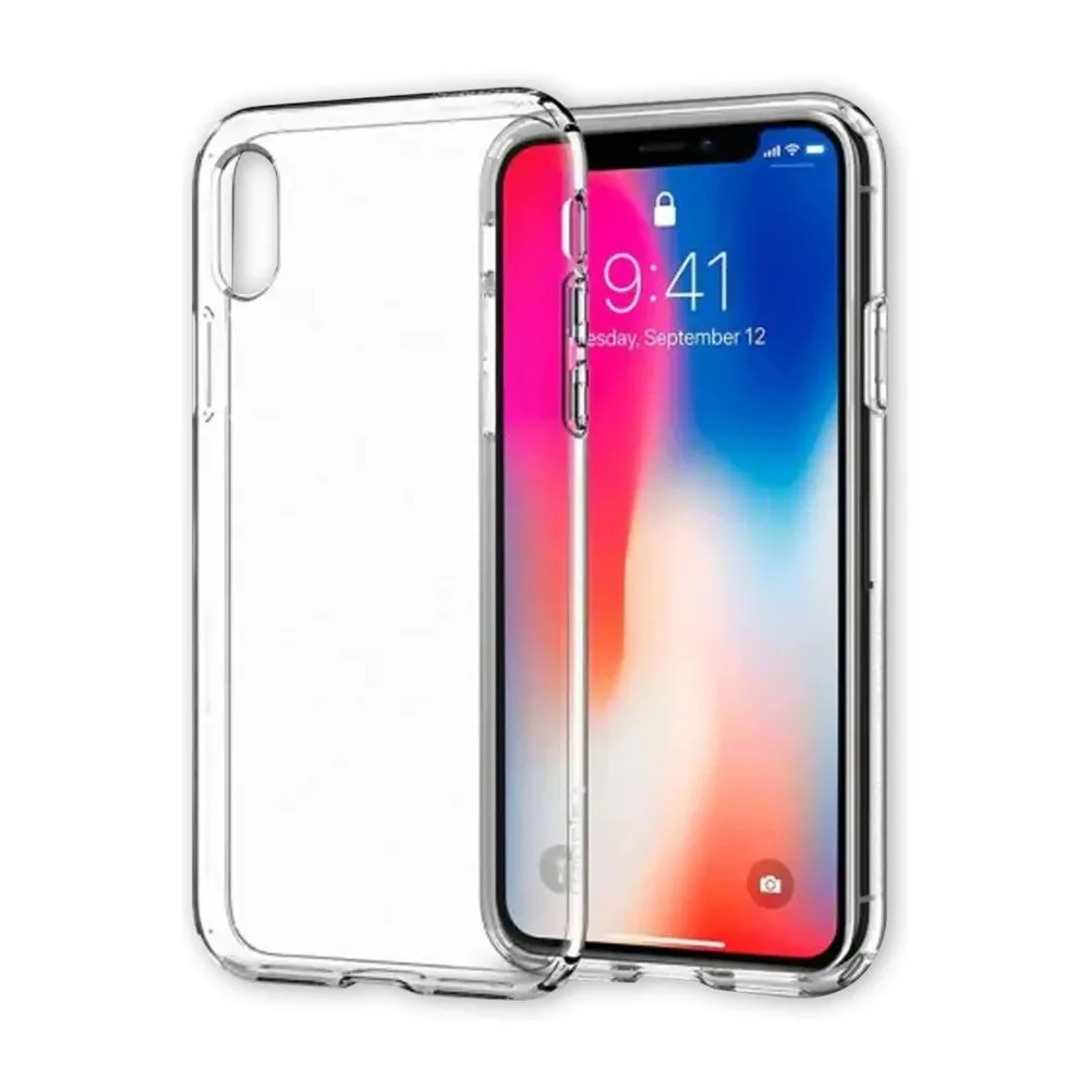 Newface Iphone X Kılıf Lüx Şeffaf Silikon