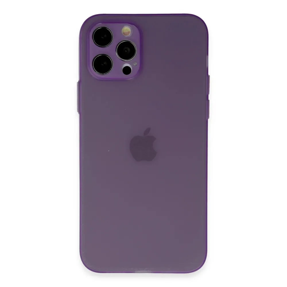 Newface Iphone 12 Pro Kılıf Puma Silikon - Koyu Mor