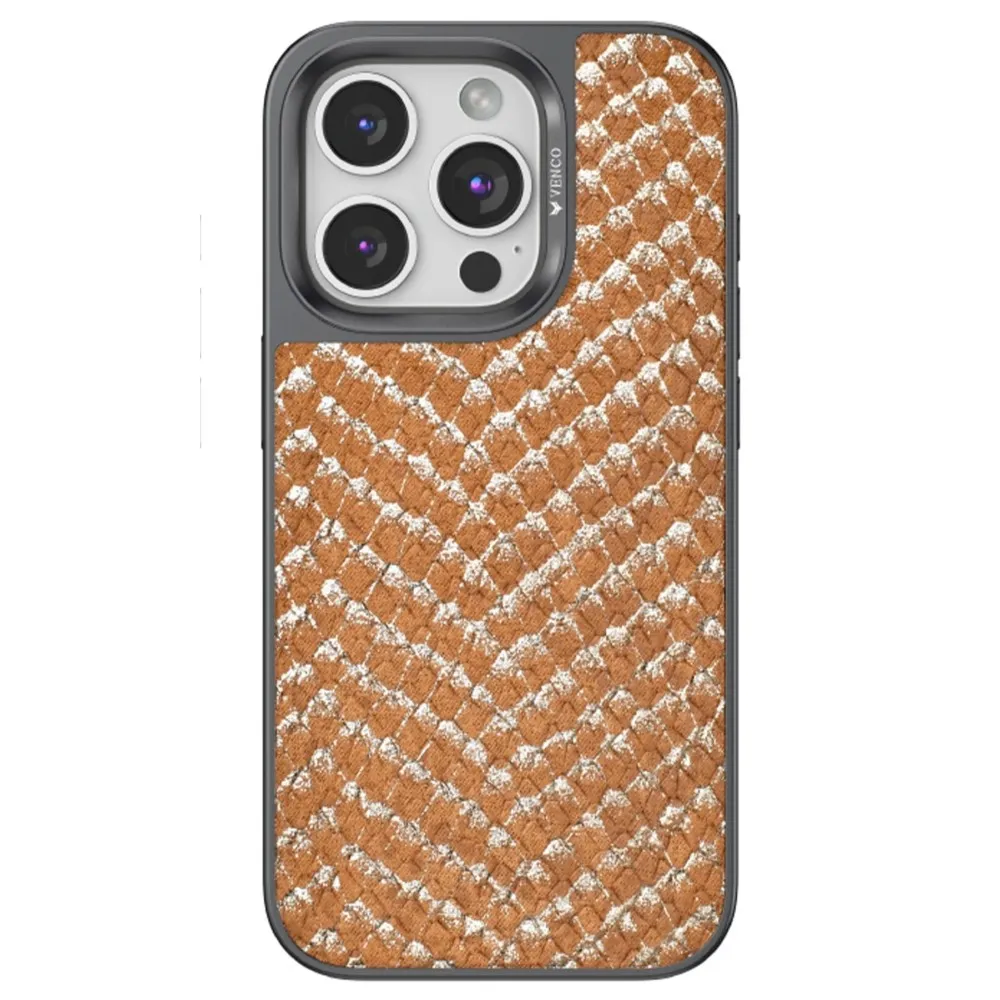 Venco Iphone 14 Pro Viper Kapak - Kahverengi