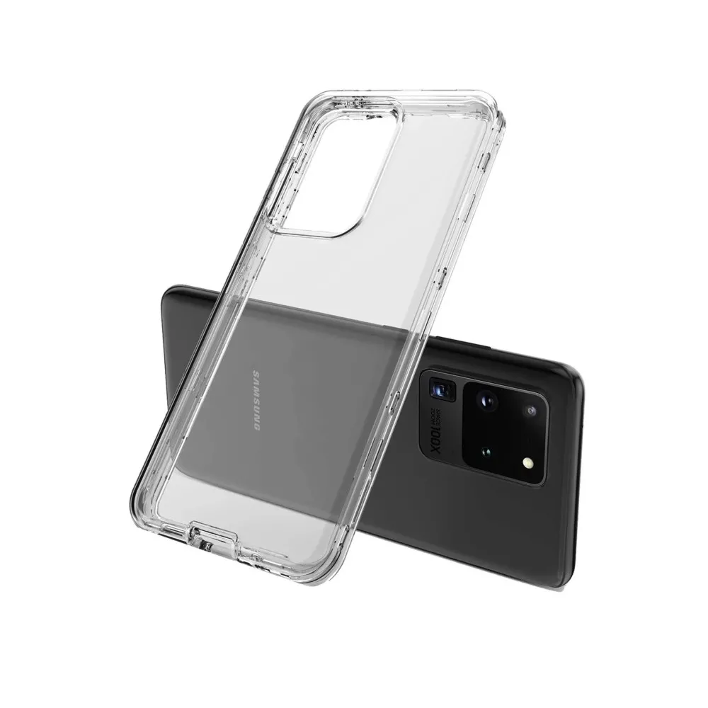 Newface Samsung Galaxy S20 Plus Kılıf Lüx Şeffaf Silikon