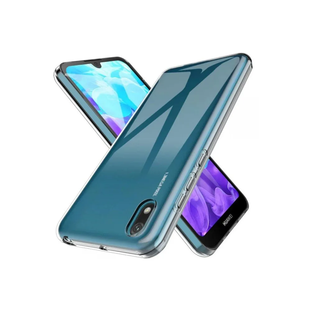 Newface Huawei Y5 2019 Kılıf Lüx Şeffaf Silikon