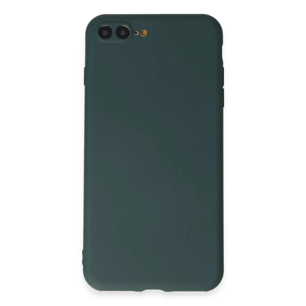 Newface Iphone 7 Plus Kılıf First Silikon - Koyu Yeşil