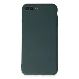 Newface Iphone 7 Plus Kılıf First Silikon - Koyu Yeşil