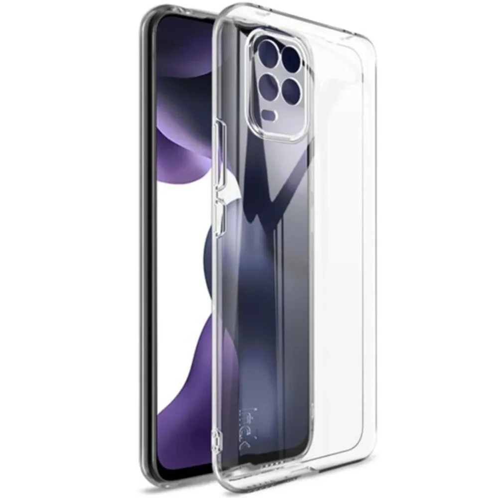 Newface Xiaomi Mi 10 Lite Kılıf Lüx Şeffaf Silikon - Şeffaf