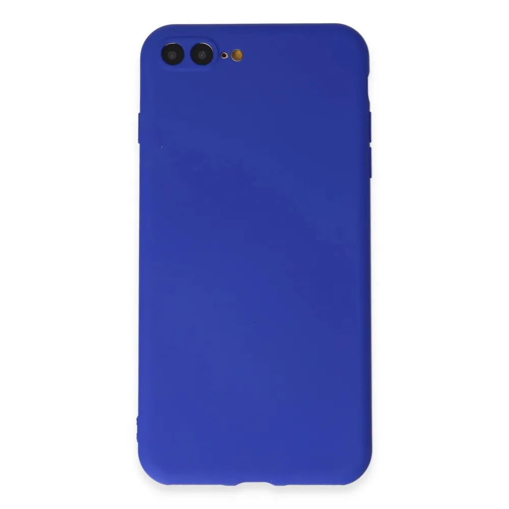 Newface Iphone 7 Plus Kılıf First Silikon - Koyu Mavi