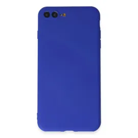 Newface Iphone 7 Plus Kılıf First Silikon - Koyu Mavi