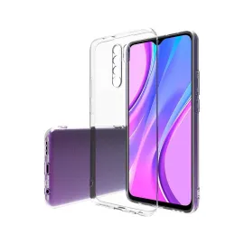 Newface Xiaomi Redmi 9 Kılıf Lüx Şeffaf Silikon - Şeffaf