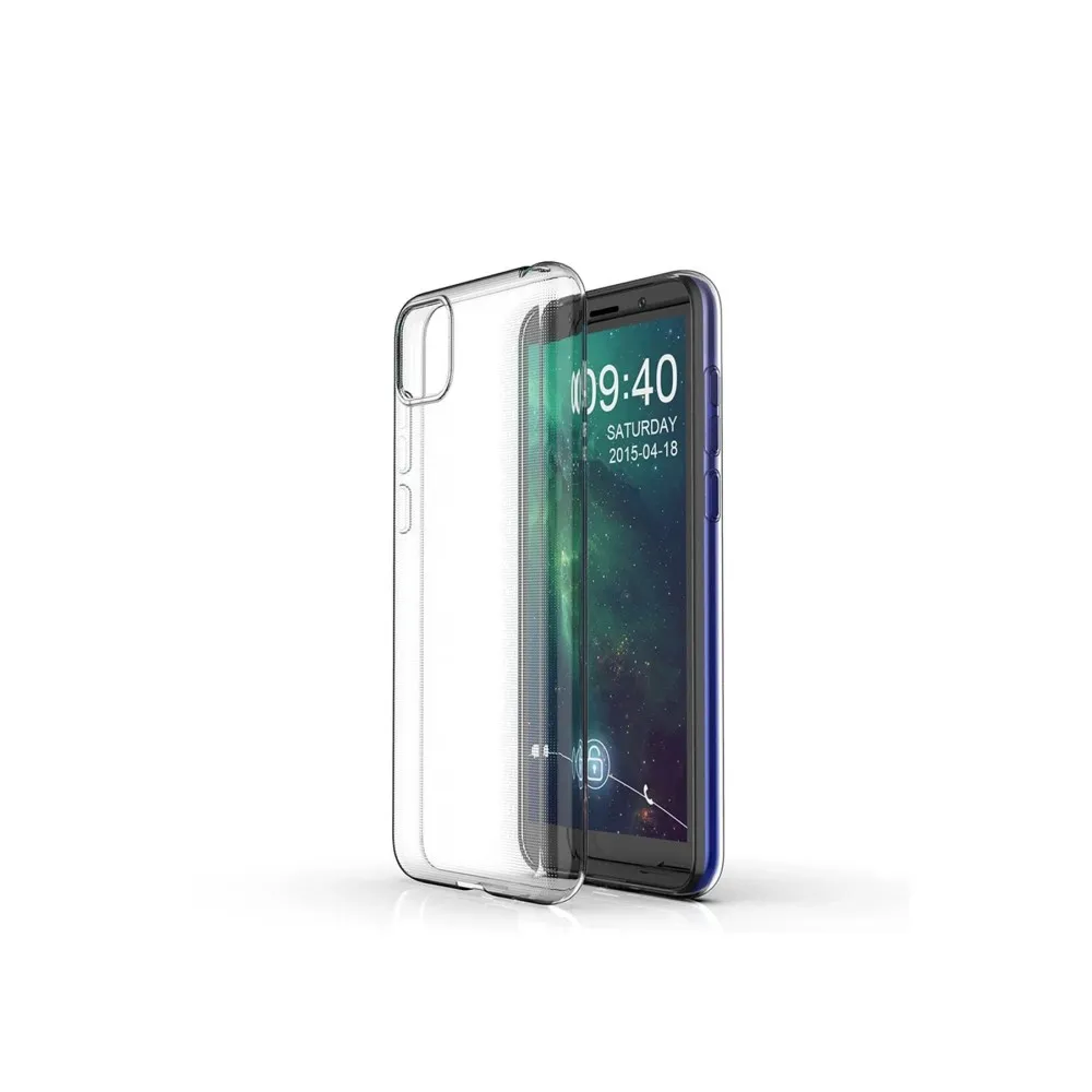 Newface Huawei Y5P Kılıf Lüx Şeffaf Silikon - Şeffaf