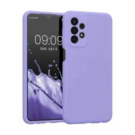 Newface Samsung Galaxy A23 4G Kılıf First Silikon - Lila