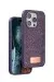 Onegif iPhone 15 Pro Bright Simli Kapak - Derin Mor