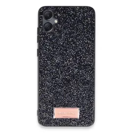 Onegif Samsung Galaxy A05 Bright Simli Kapak - Siyah