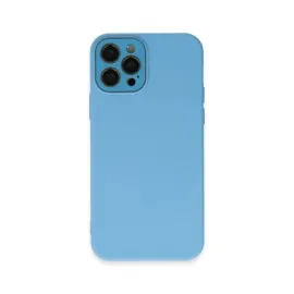 Newface Iphone 12 Pro Kılıf Lansman Glass Kapak - Mavi